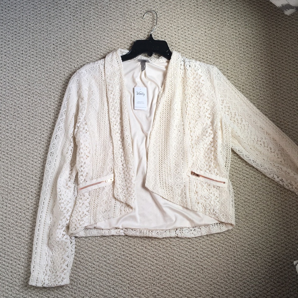 Vanity lace cardigan